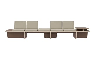 Lande Flatlands modulaire banken voor open ruimtes, afbeelding 4