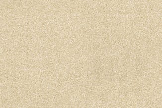 Beige tapijt met fijne textuur en uniforme korrelstructuur.