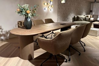 Flow Vergadertafel - Massief houten boardroomtafel, afbeelding 8