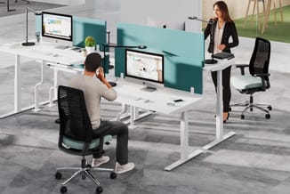 König + Neurath Active.T bureaus voor enkele en duo werkplekken, afbeelding 8
