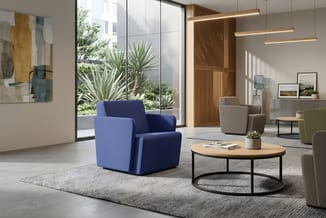 Lande Olli fauteuil met schrijfblad, afbeelding 7