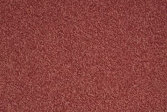 Rood-bruine tapijttextuur met fijne, gelijkmatige weefselbinding.
