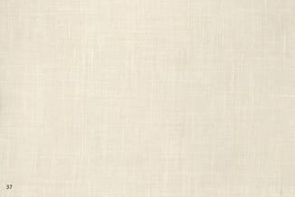 Beige textielmonster met verticale structuur en het nummer 37 in de hoek.