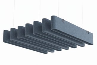 Baffle Roll petfelt plafondpaneel, afbeelding 3