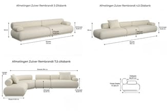 Zuiver Rembrandt modulaire bank, afbeelding 8
