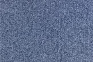 Blauwe gestoffeerde oppervlakte met fijne weven textuur, geschikt voor meubelbekleding of akoestische panelen.