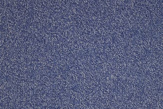 Blauwe gestoffeerde oppervlakte met fijne texturering, mogelijk bekleding voor kantoormeubel of akoestiekpaneel.