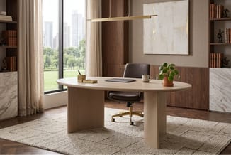 Arco Dew Desk houten bureau, afbeelding 6