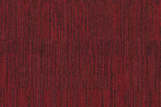 Rode geribde stofstructuur, verticale textuurpatroon van kantoormeubel of stoffering.