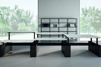 Bralco Winglet bureau met paneelondersteuning, afbeelding 10