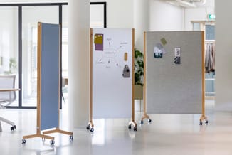 Cascando Round20 Wood whiteboard voor je team