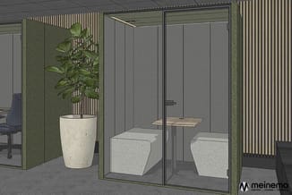 Cabana 3 vergaderunit – overlegunit 2-3 personen, afbeelding 2