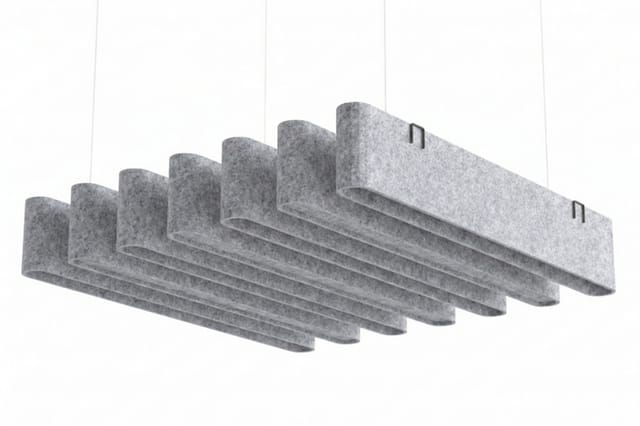 Baffle Roll petfelt plafondpaneel