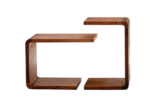 Zeitraum Waiter bijzettafel van massief hout